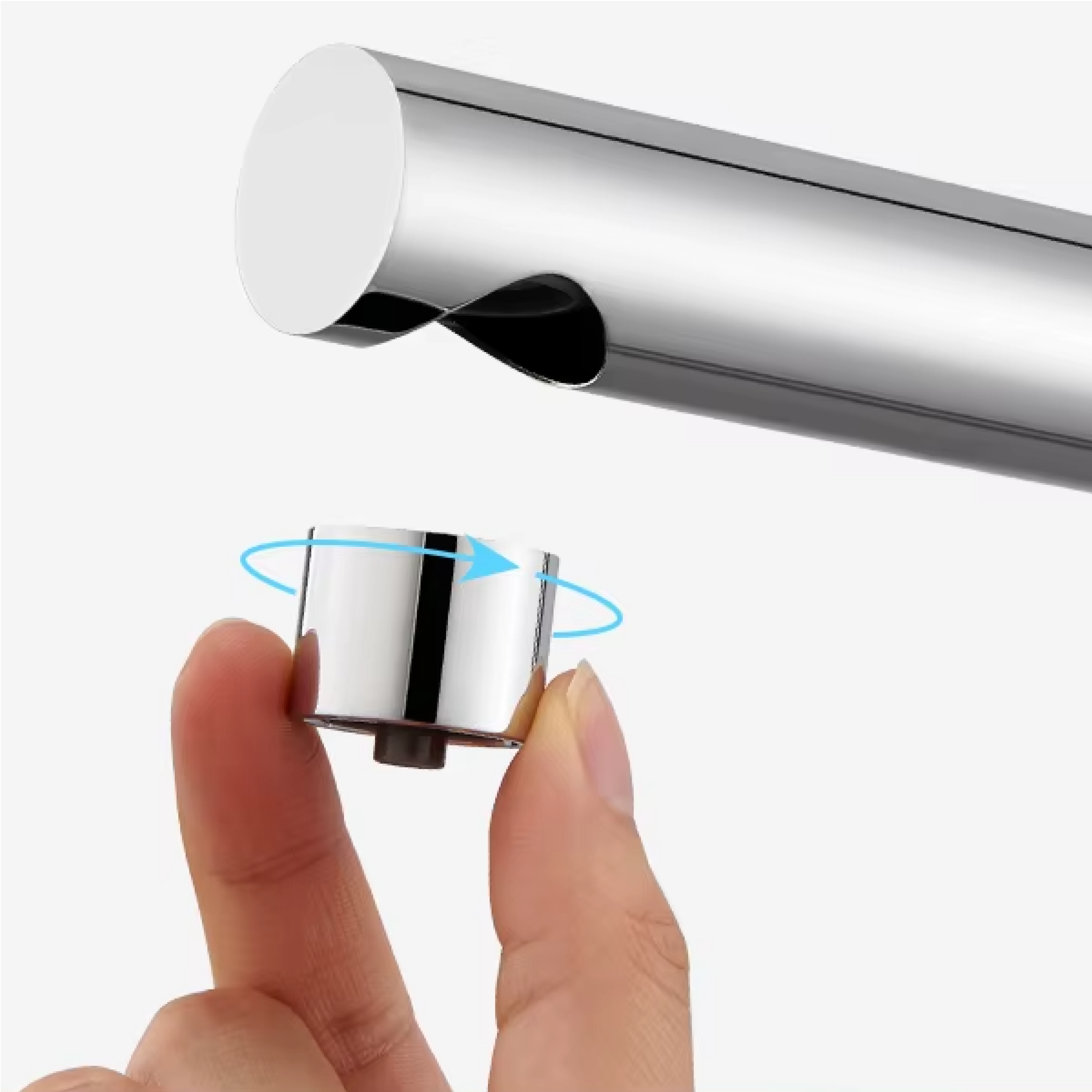 Shurity 382 Rubinetto da cucina con Doccetta estraibile 3 vie 3/8” Cromo - immagine 5