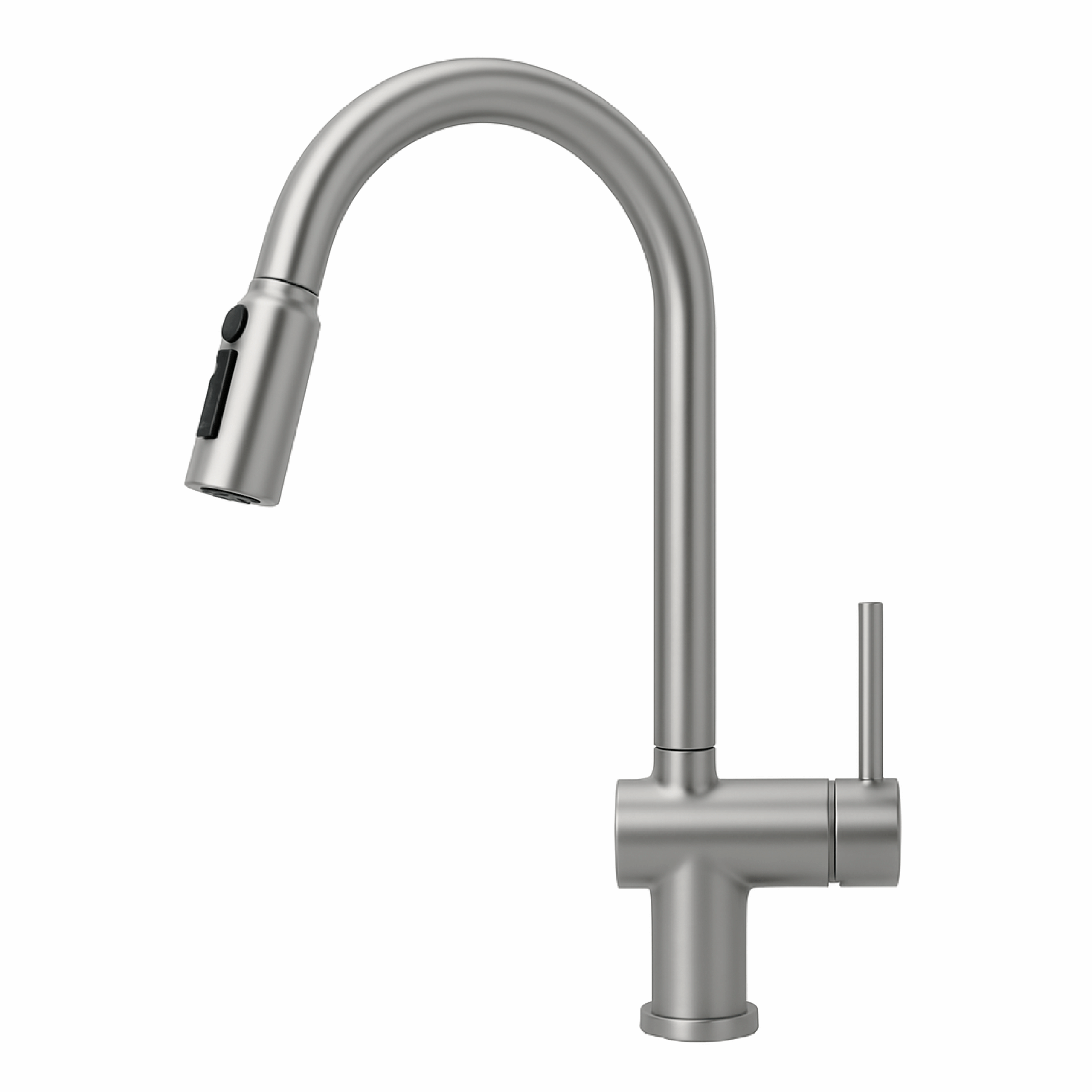 Shurity 386 Rubinetto da cucina con Doccetta estraibile 3 vie 3/8” Grigio Metalizzato