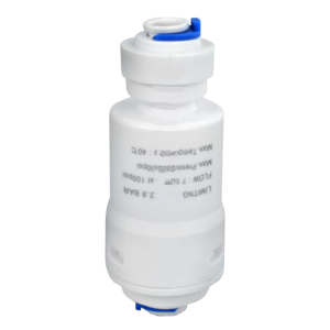 Valvola limitatore di pressione acqua 1/4" innesto rapido (2,8bar/40,61psi)