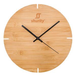 Shurity Orologio da parete Analogico BambooClock