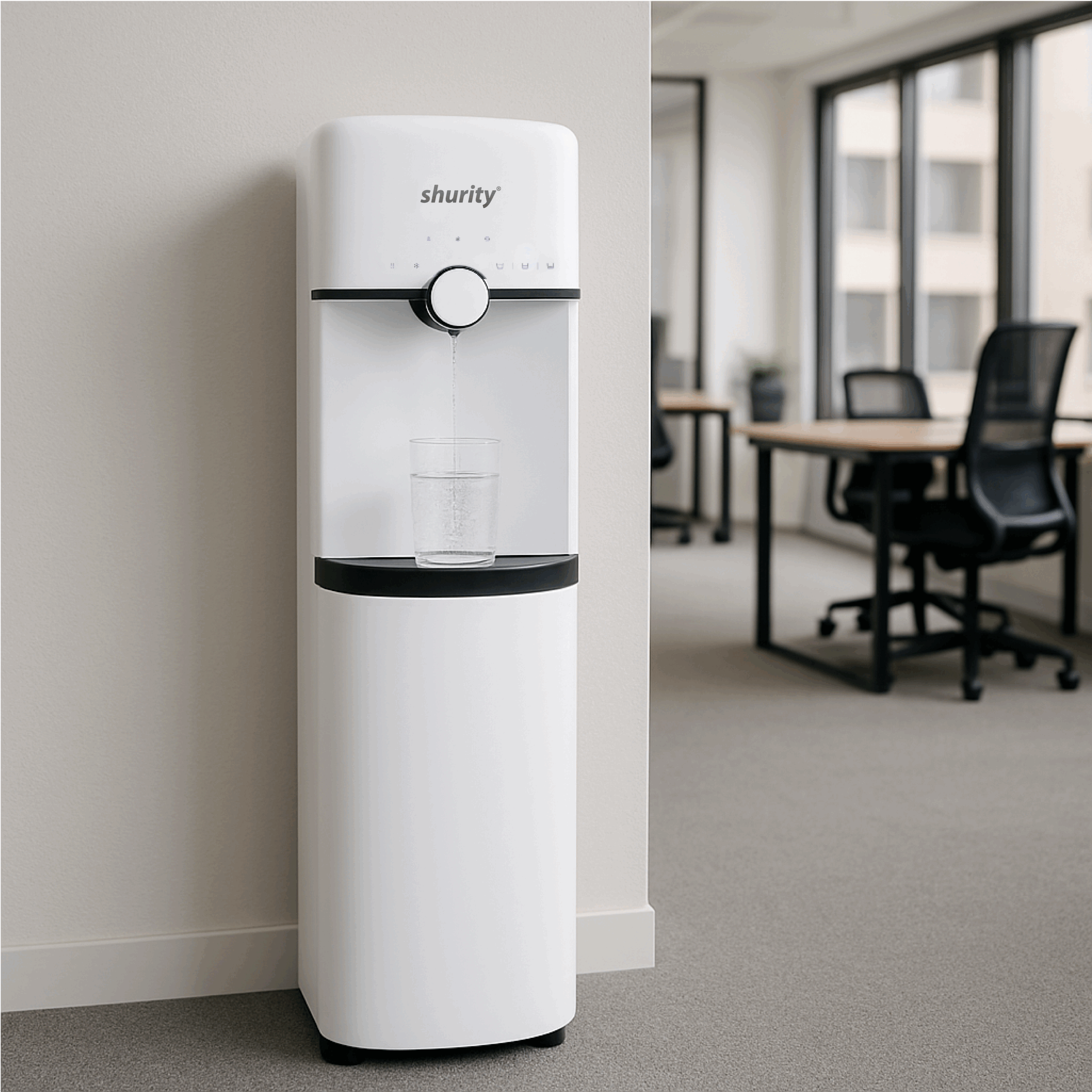 Shurity Velia Dispenser Acqua Refrigerata a Colonna con Osmosi Inversa - 3 vie acqua fredda, calda e ambiente - immagine 6