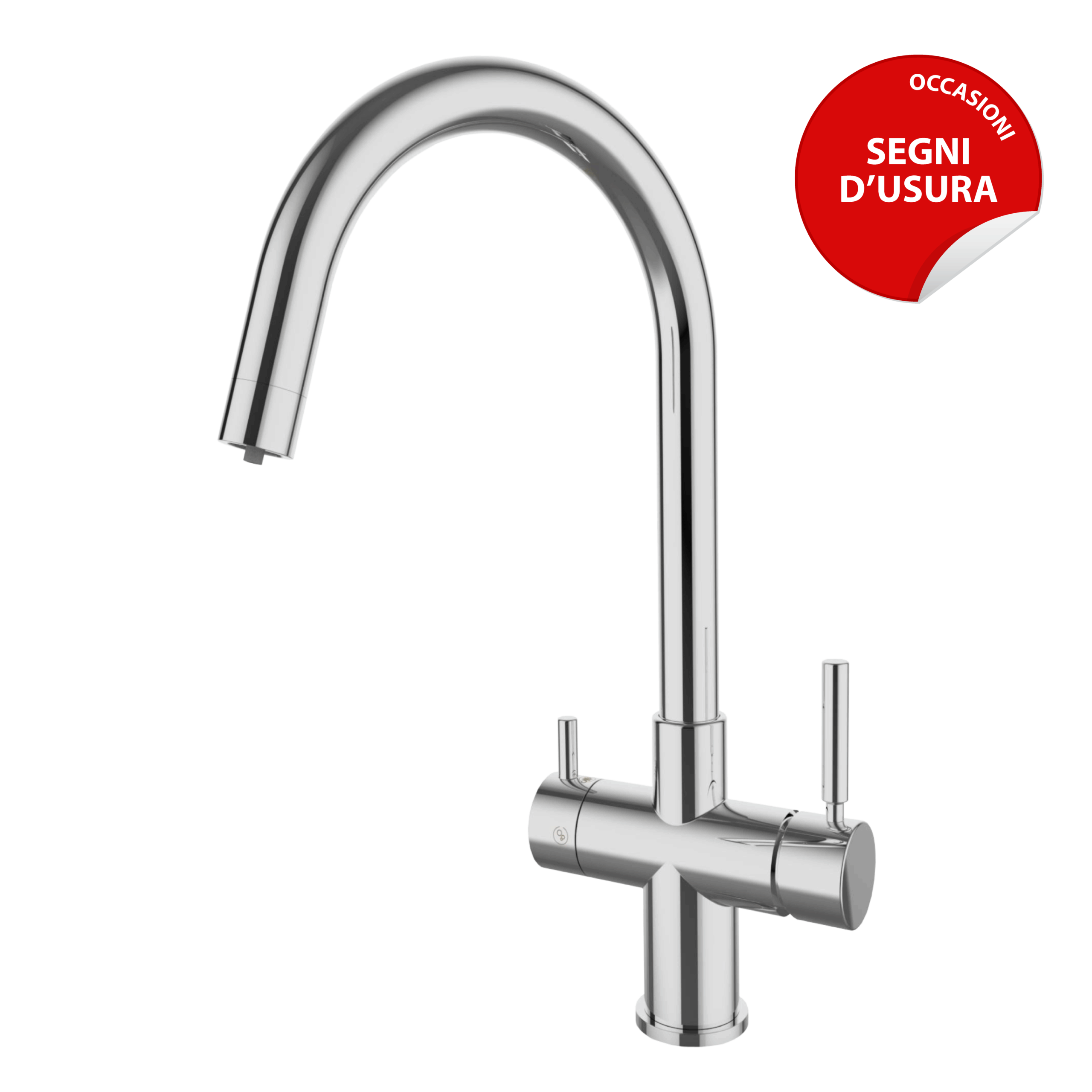 Shurity 510 Rubinetto da cucina 5 vie 3/8" Cromo – Prodotto con segni d’usura