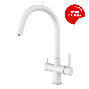 Shurity 510 Rubinetto da cucina 5 vie 3/8" Bianco – Prodotto con segni d’usura