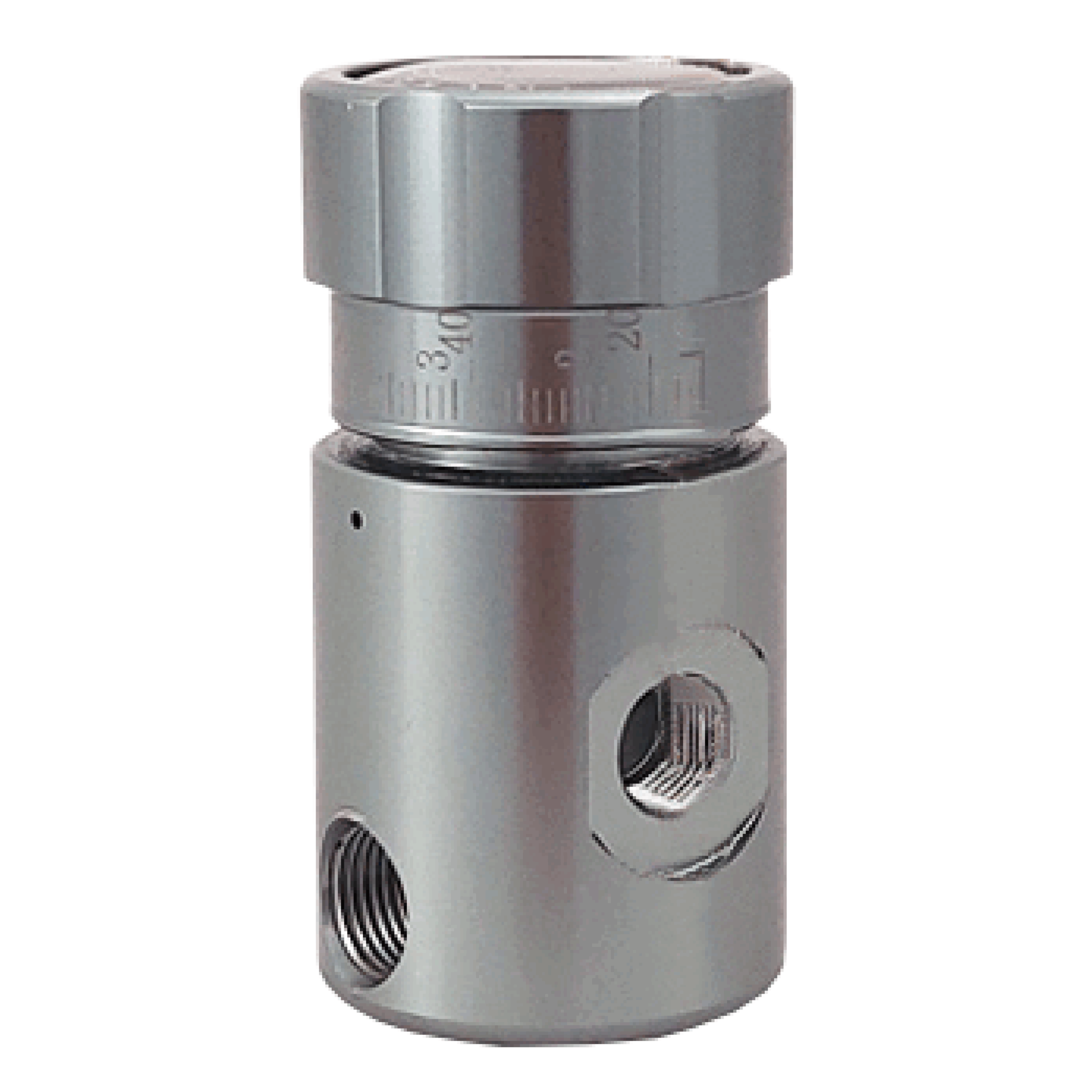 Carbon-Tech riduttore di pressione Co2 per Bombole 600GR. Monouso e 1Kg. Ricaricabili attacco 11x1 (0,5-5 BAR)