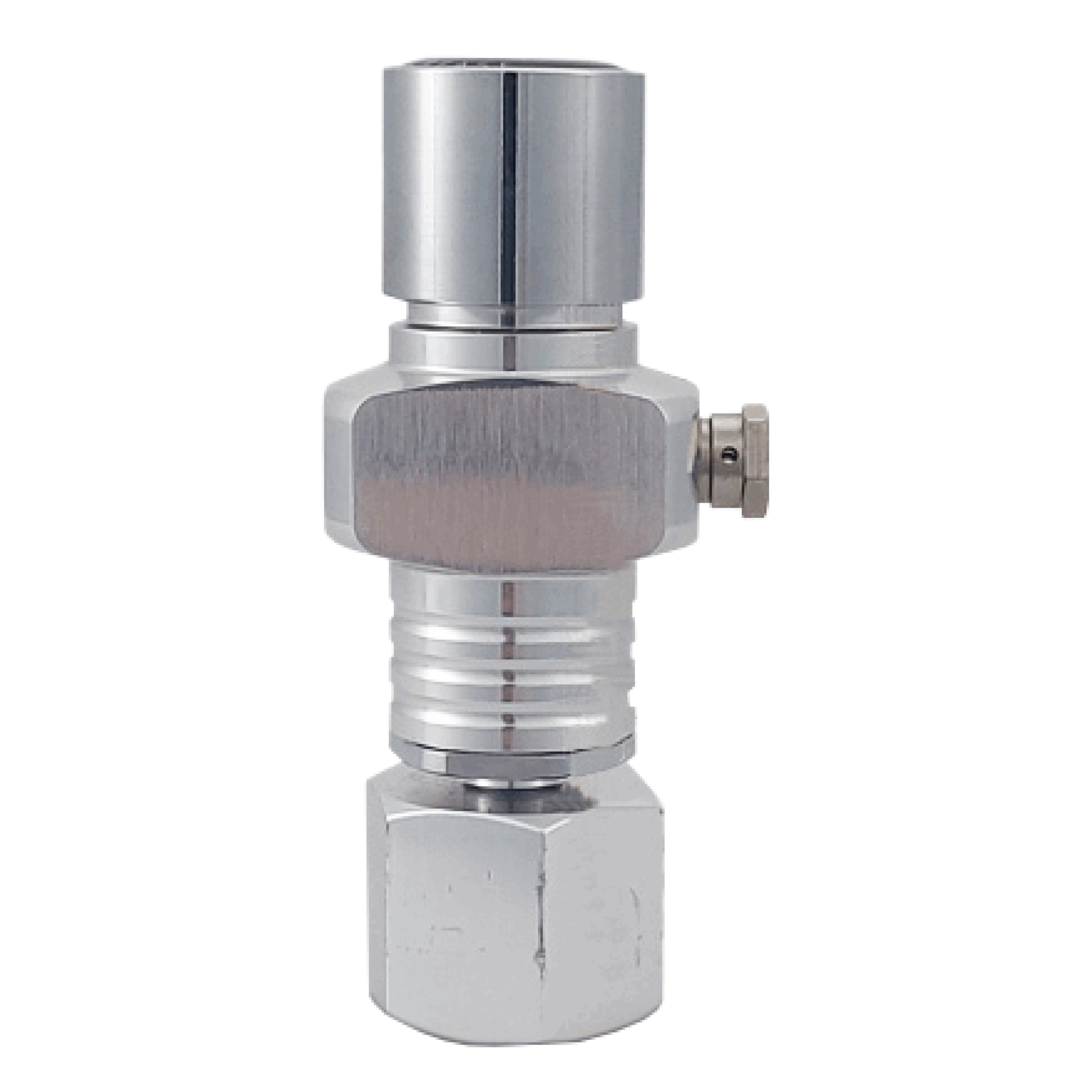 Carbon-Tech riduttore di pressione Co2 per Bombole ricaricabili 2, 4 e 10Kg. W21,8 (0,5-5 BAR)