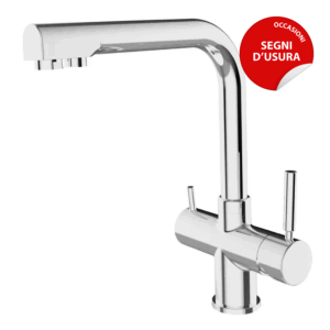 Shurity 420 Rubinetto da cucina 4 vie 3/8" Cromo – Prodotto con segni d’usura