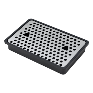 Raccogligocce ABS-INOX per colonnine - 230 x 150 x 35 mm.