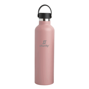 Shurity Water Go Sport Borraccia Termica Acciaio inox con rivestimento in ceramica 1lt. Rosa con doppio tappo