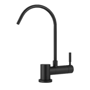 Shurity Simple Rubinetto di Prelievo 1 Via Abbattibile Sottofinestra per Depuratori d’acqua 1/4” Nero Opaco