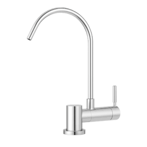 Shurity Simple Rubinetto di Prelievo 1 Via Abbattibile Sottofinestra per Depuratori d’acqua 1/4” Cromo