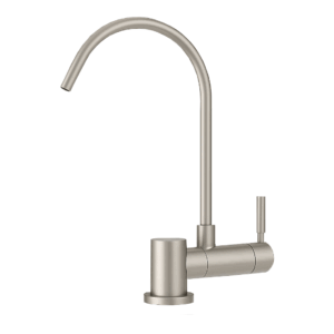Shurity Simple Rubinetto di Prelievo 1 Via Abbattibile Sottofinestra per Depuratori d’acqua 1/4” Nickel Spazzolato