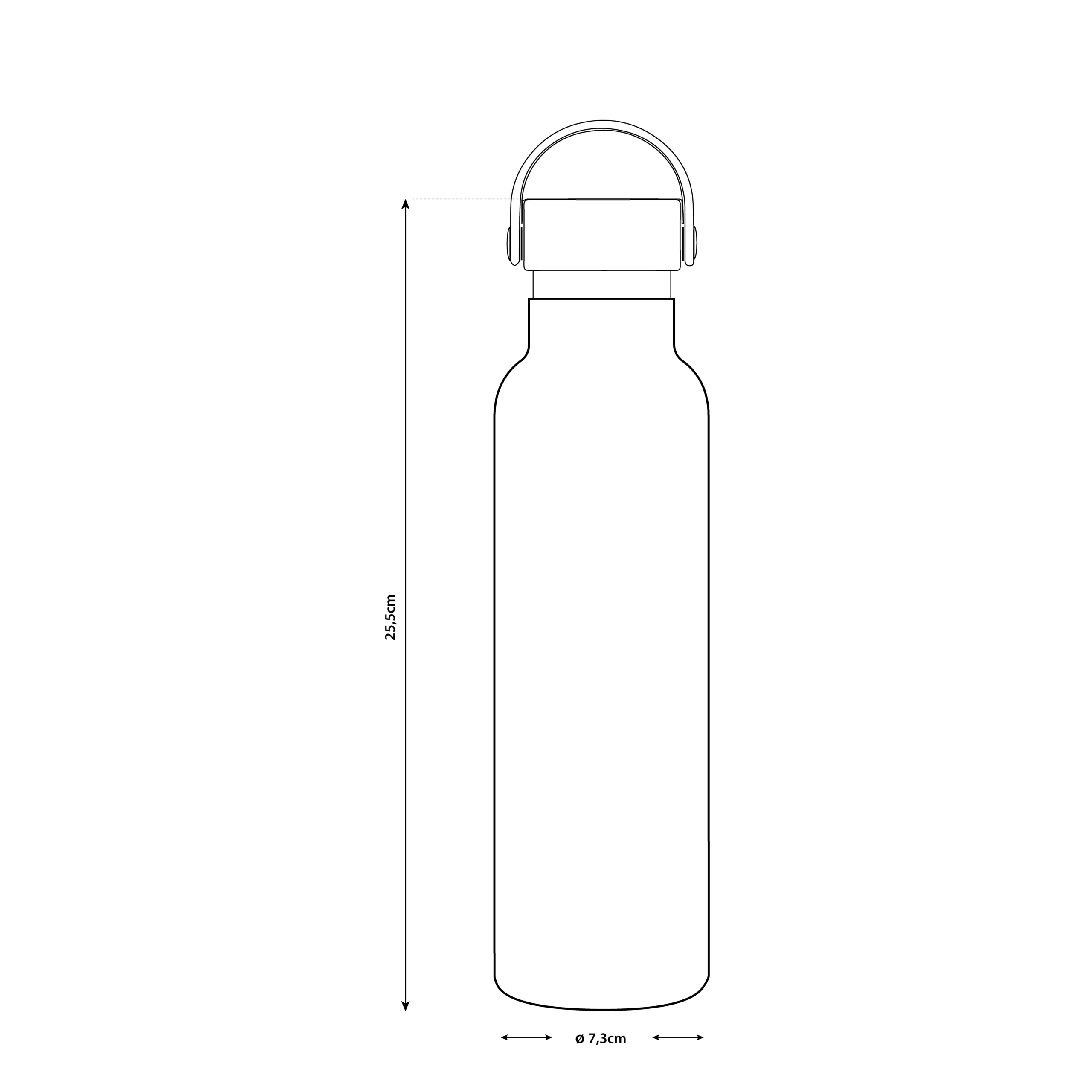 Shurity Water Go Sport Borraccia Termica Acciaio inox con rivestimento in ceramica 600ml. Rosa con doppio tappo - immagine 3