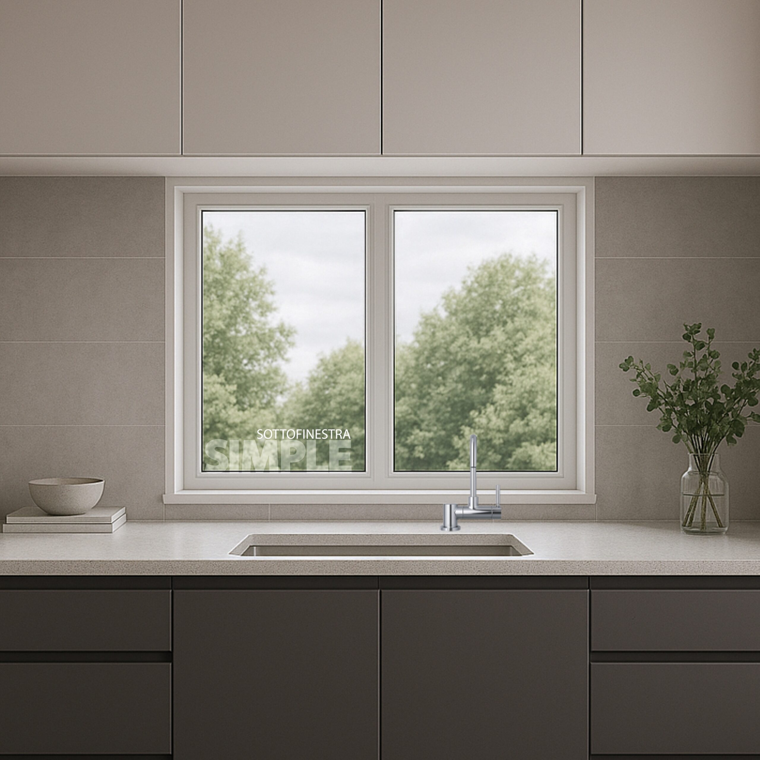 Shurity Simple Rubinetto di Prelievo 1 Via Abbattibile Sottofinestra per Depuratori d’acqua 1/4” Nickel Spazzolato - immagine 6