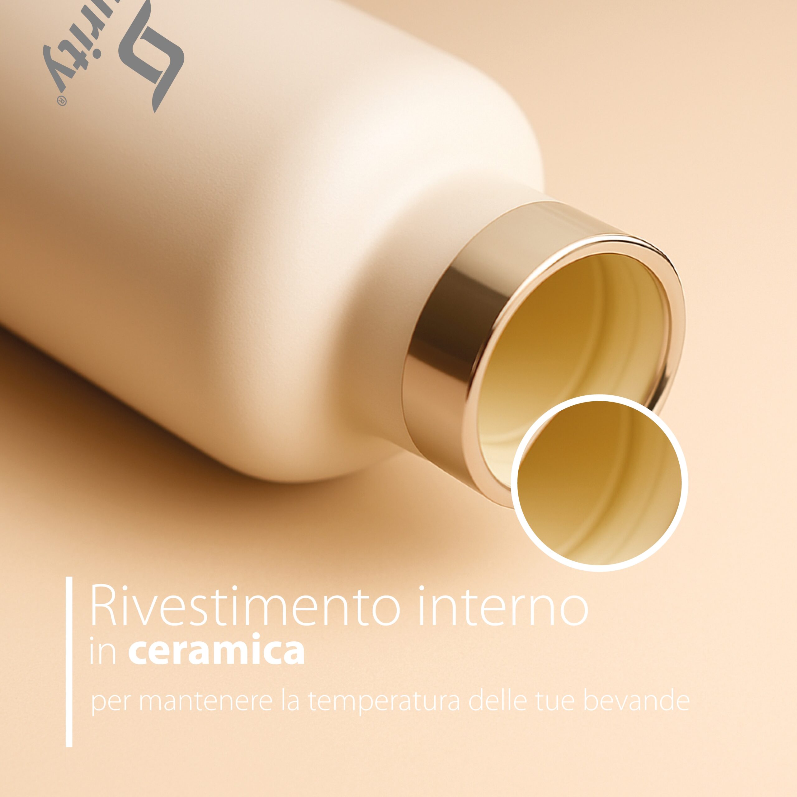 Shurity Water Go Sport Borraccia Termica Acciaio inox con rivestimento in ceramica 600ml. Rosa con doppio tappo - immagine 6