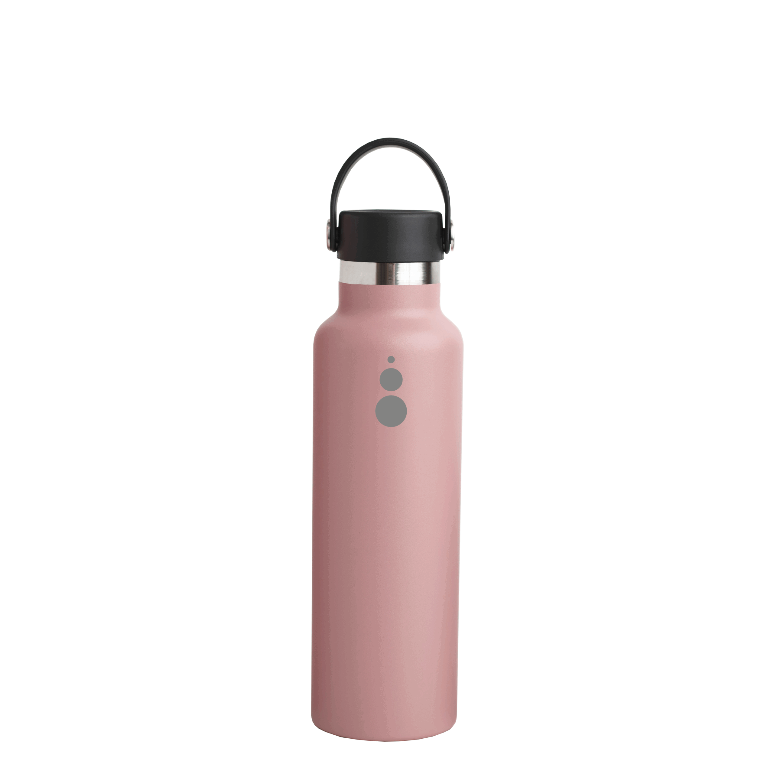 Shurity Water Go Sport Borraccia Termica Acciaio inox con rivestimento in ceramica 600ml. Rosa con doppio tappo - immagine 2