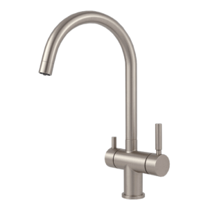 Shurity 512 Rubinetto da Cucina 5 Vie 3/8” in Acciaio inox Nickel Spazzolato