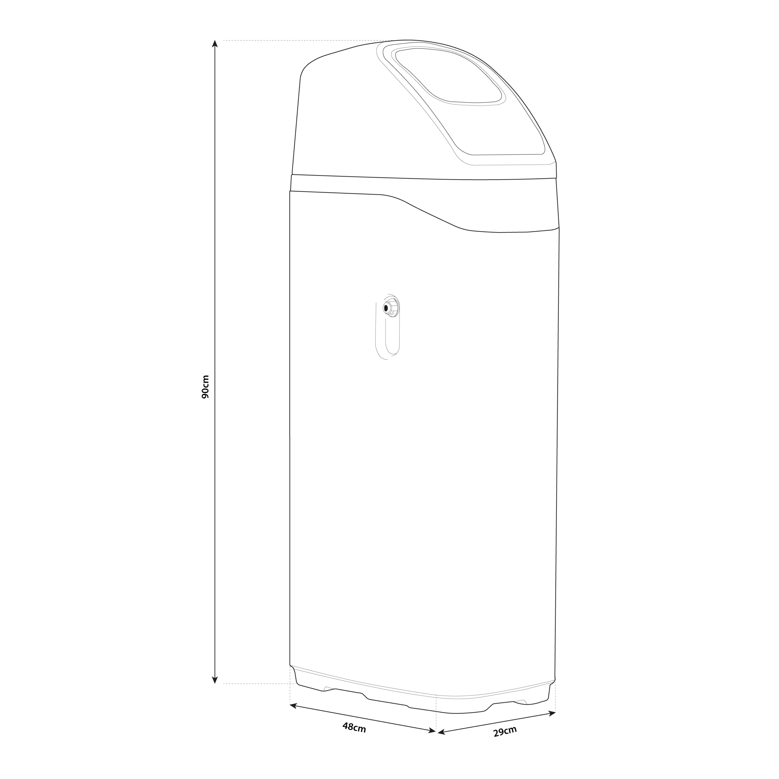 Shurity Velvet Addolcitore acqua Cabinato 30 lt. Resina, 4.500lt. Acqua - 6/10 Persone - immagine 2