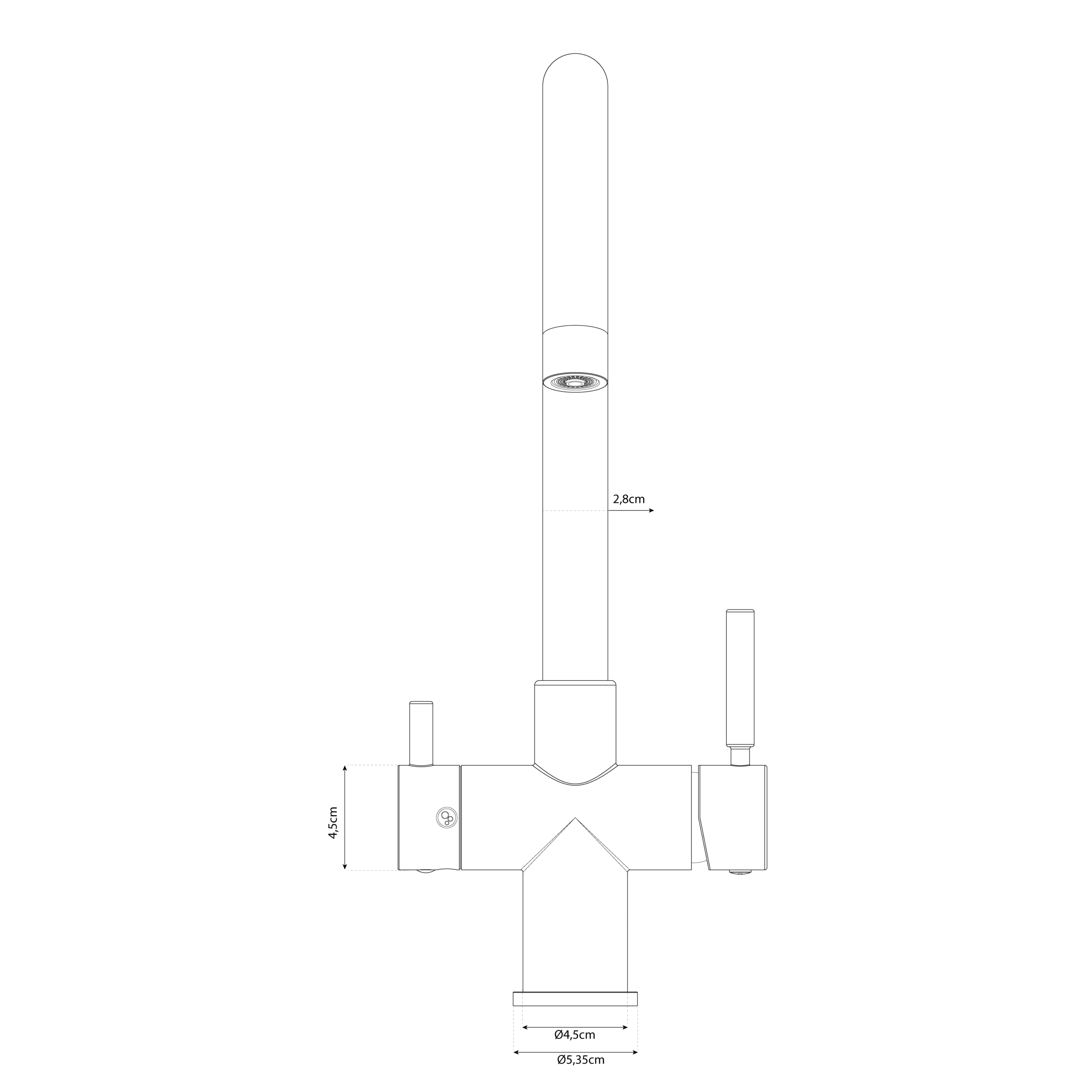Shurity 512 Rubinetto da Cucina 5 Vie 3/8” in Acciaio inox Cromo - immagine 3