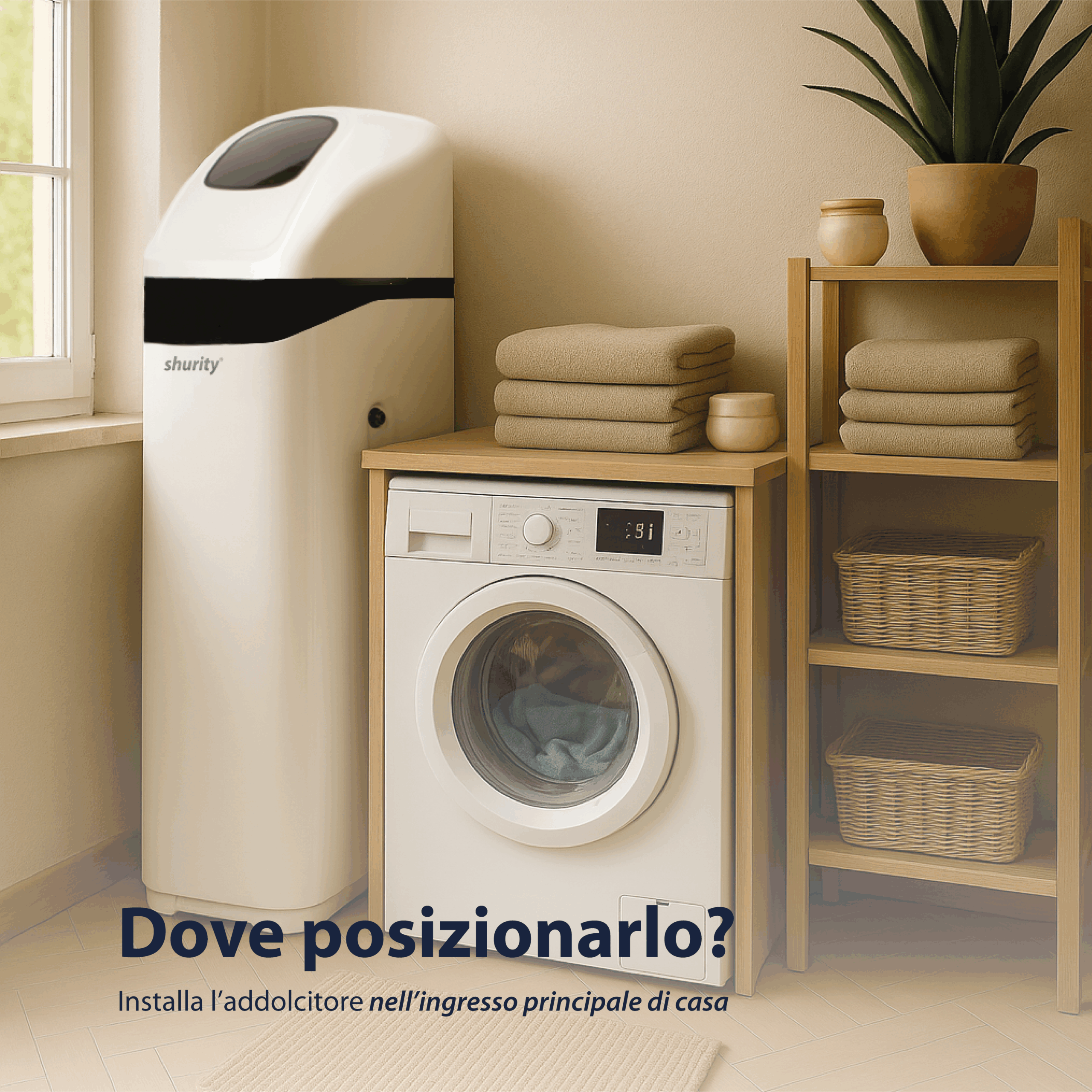 Shurity Velvet Addolcitore acqua Cabinato 30 lt. Resina, 4.500lt. Acqua - 6/10 Persone - immagine 6