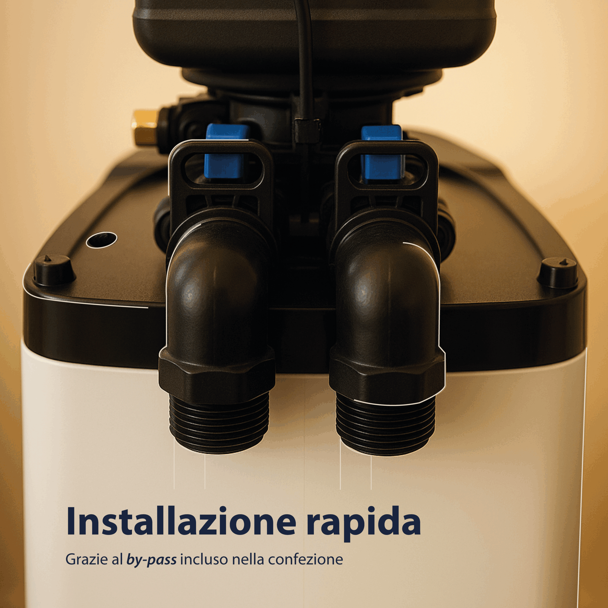 Shurity Velvet Addolcitore Cabinato 12 lt. Resina, 1.600lt. Acqua - 1/2Persone - immagine 5