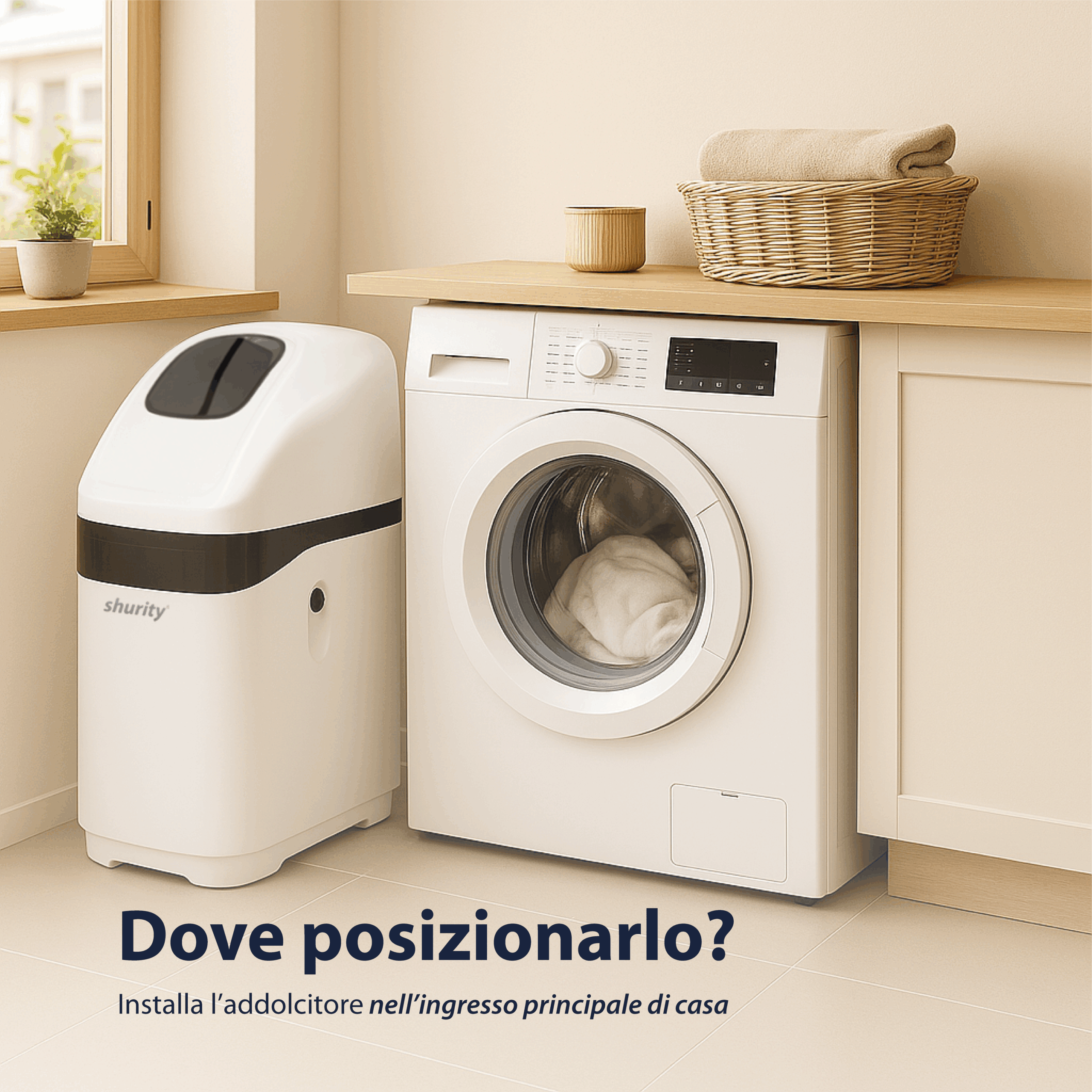 Shurity Velvet Addolcitore Cabinato 12 lt. Resina, 1.600lt. Acqua - 1/2Persone - immagine 6