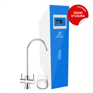 Shurity Ohio Depuratore acqua con Ultrafiltrazione Sottolavello - 2 vie, Liscia/Gassata – Prodotto con segni d’usura